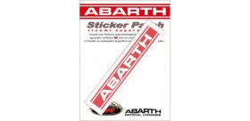 ADESIVO ABARTH STICKERS PATCH SCRITTA ABARTH 115X26 MM