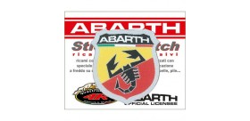 ADESIVO ABARTH STICKERS PATCH SCUDETTO 48X51 MM