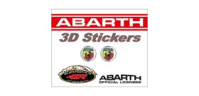 ADESIVO 3D STICKERS STEMMA ABARTH D.12MM