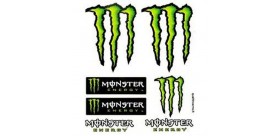 ADESIVO MONSTER ENERGY 6PZ GIGANTI 19X24 CM